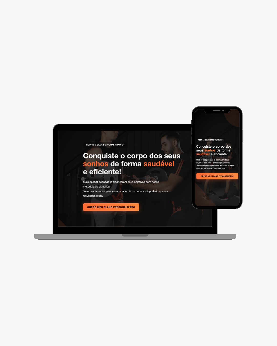 Landing Page Personal Training